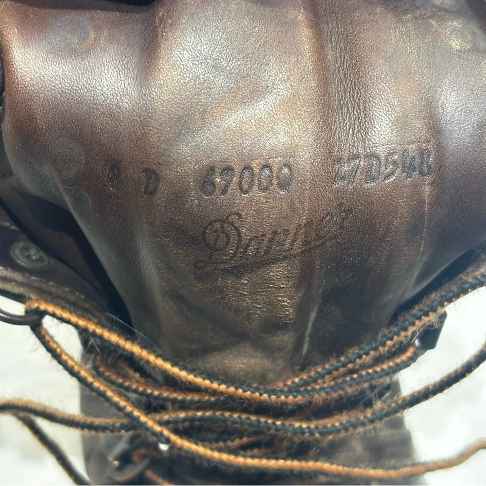 Vintage Danner 69000 Gore-Tex Mountain Leather 8D Hiking Mens Work Boots USA